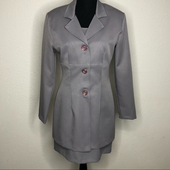 Vintage MM MICHELLE dress W/jacket - Picture 1 of 8